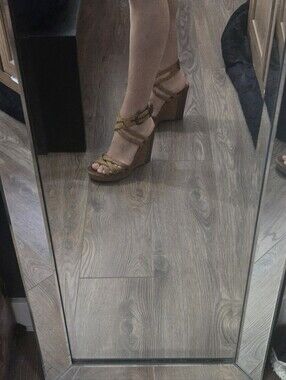 Stuart Weitzman Braided Wedge Sandals Size 8.5